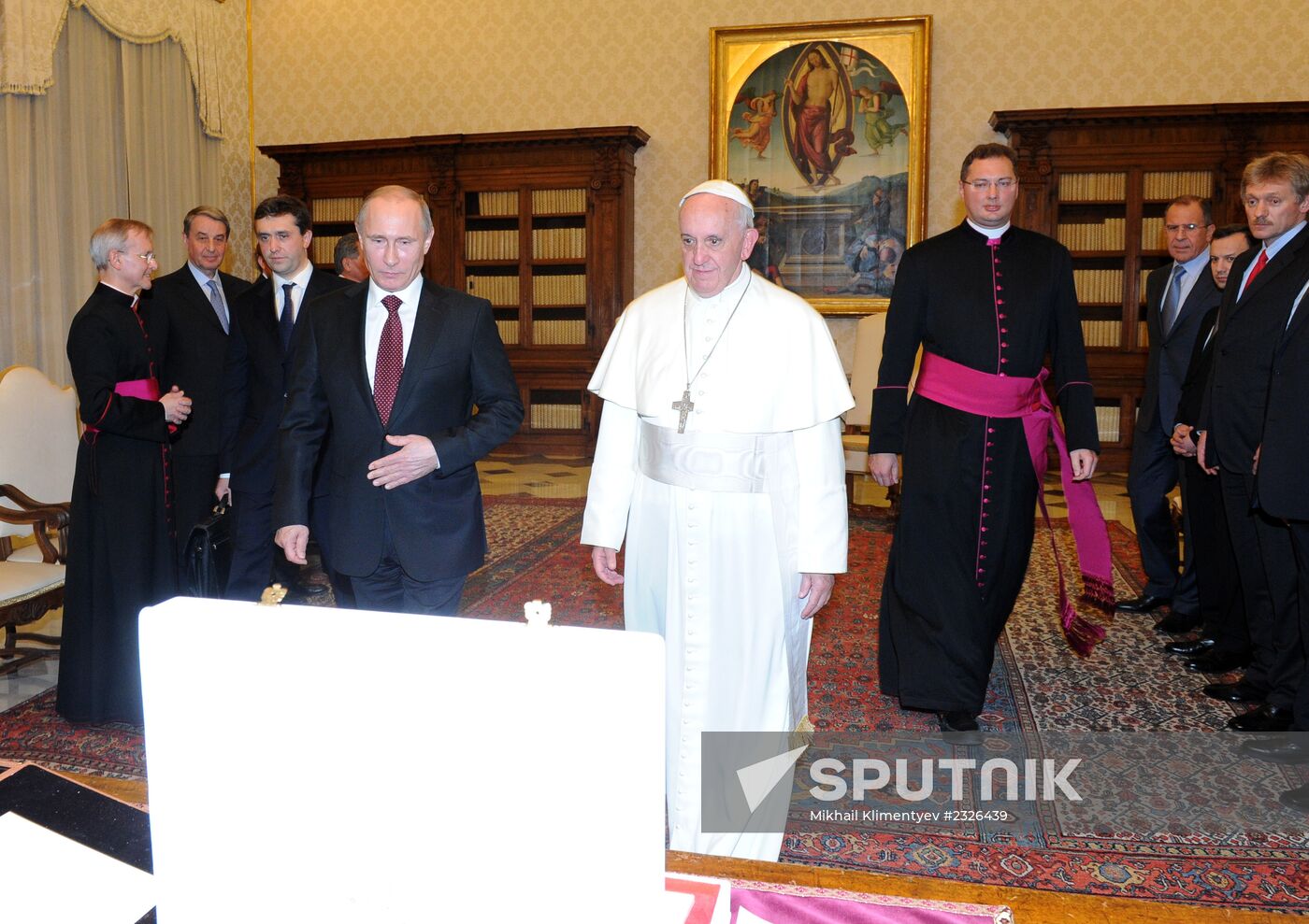 Vladimir Putin visits Vatican