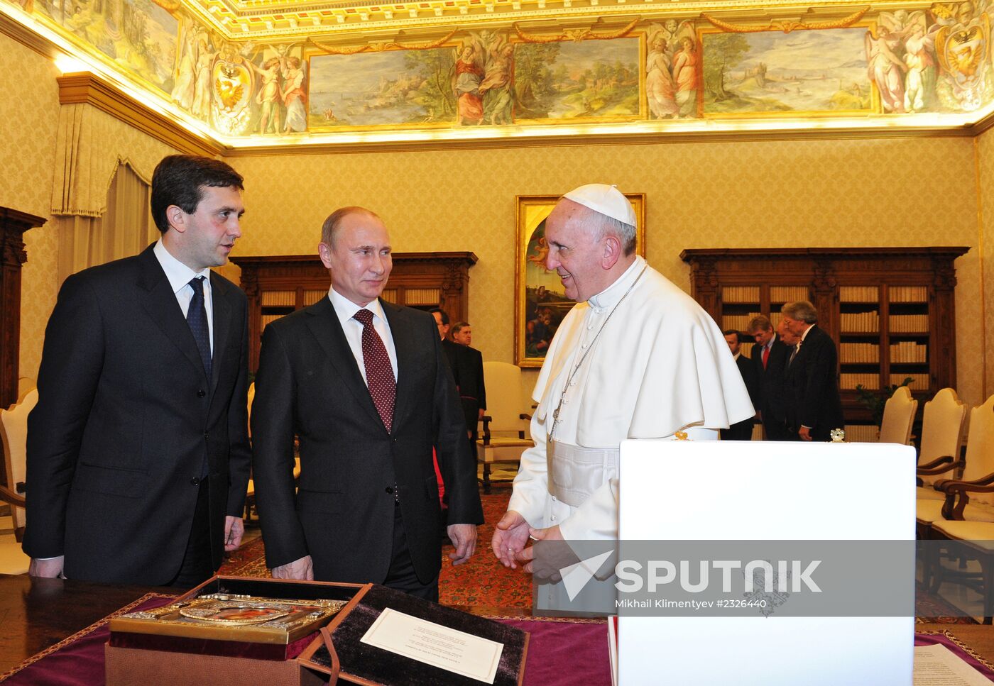 Vladimir Putin visits Vatican