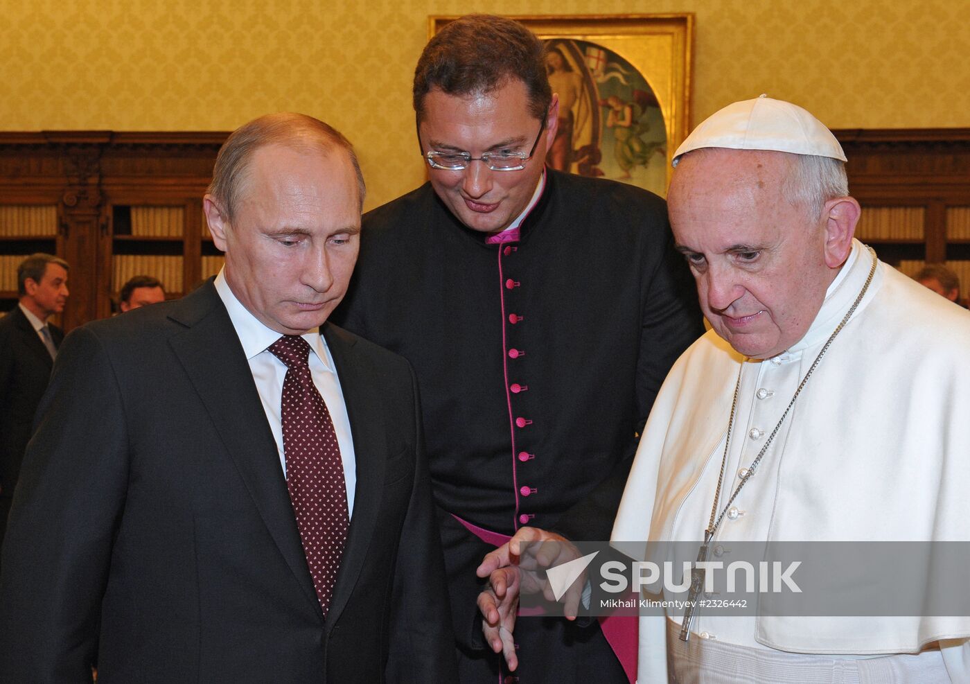 Vladimir Putin visits Vatican