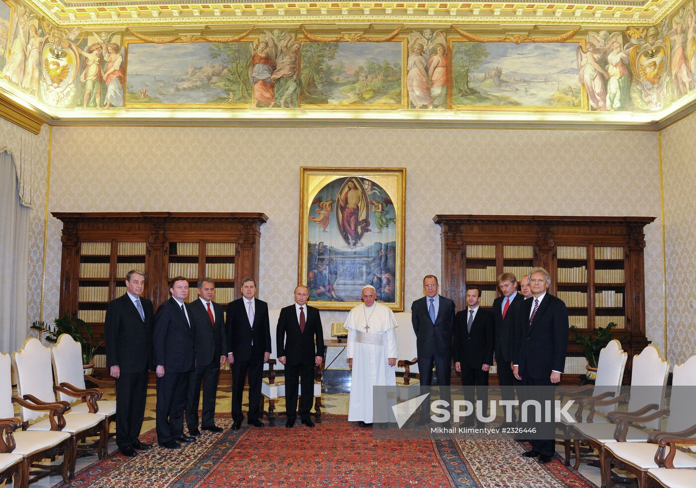 Vladimir Putin visits Vatican