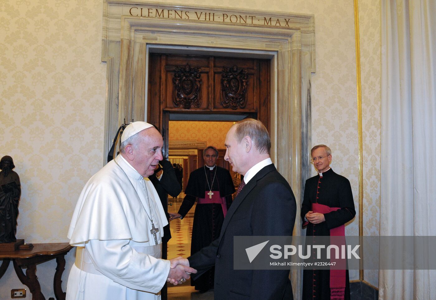 Vladimir Putin visits the Vatican