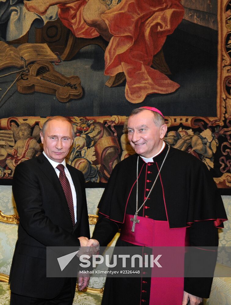 Vladimir Putin visits Vatican