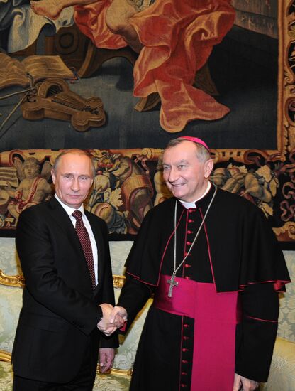 Vladimir Putin visits Vatican
