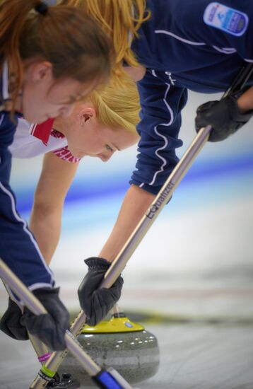 European Curling Championships. Day Three