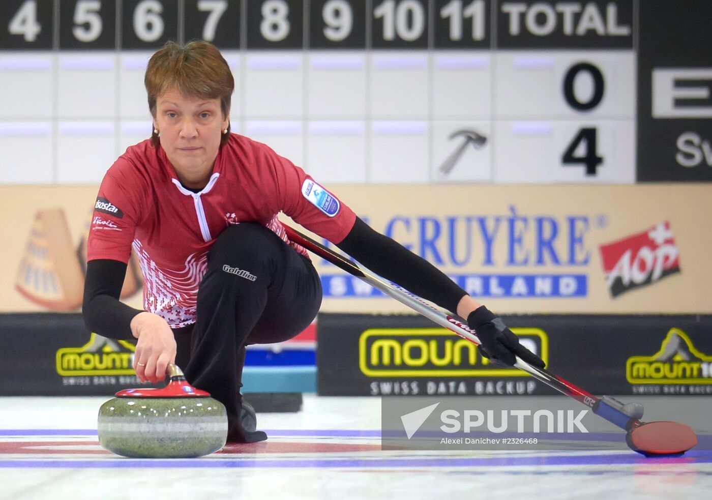 European Curling Championships. Day Three