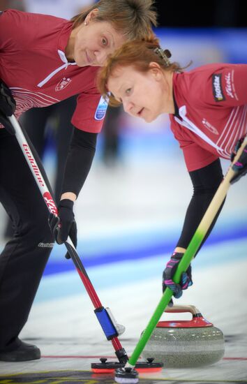 European Curling Championships. Day Three