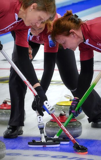 European Curling Championships. Day Three