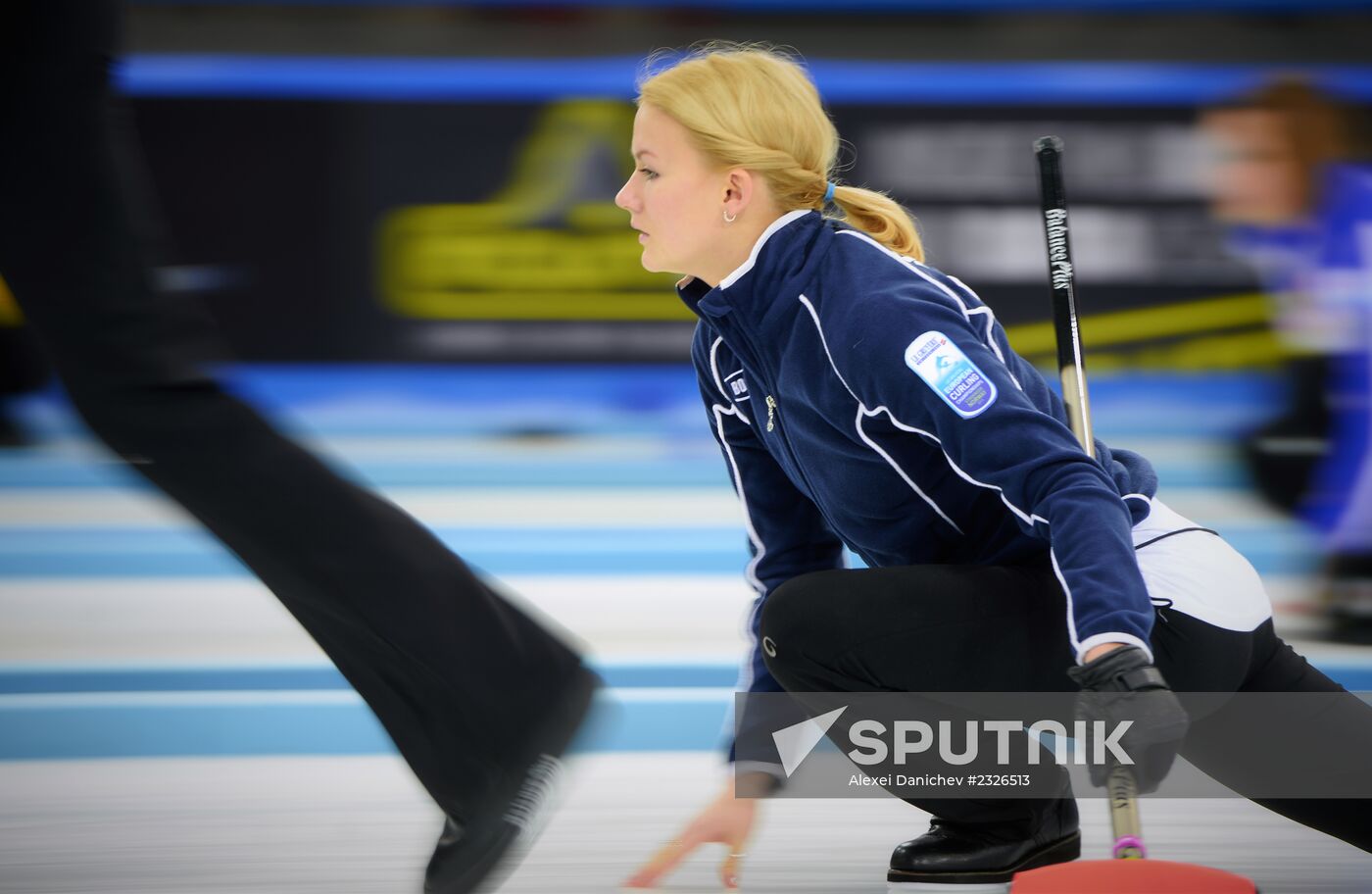 European Curling Championships. Day Three