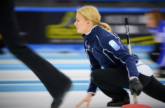 European Curling Championships. Day Three