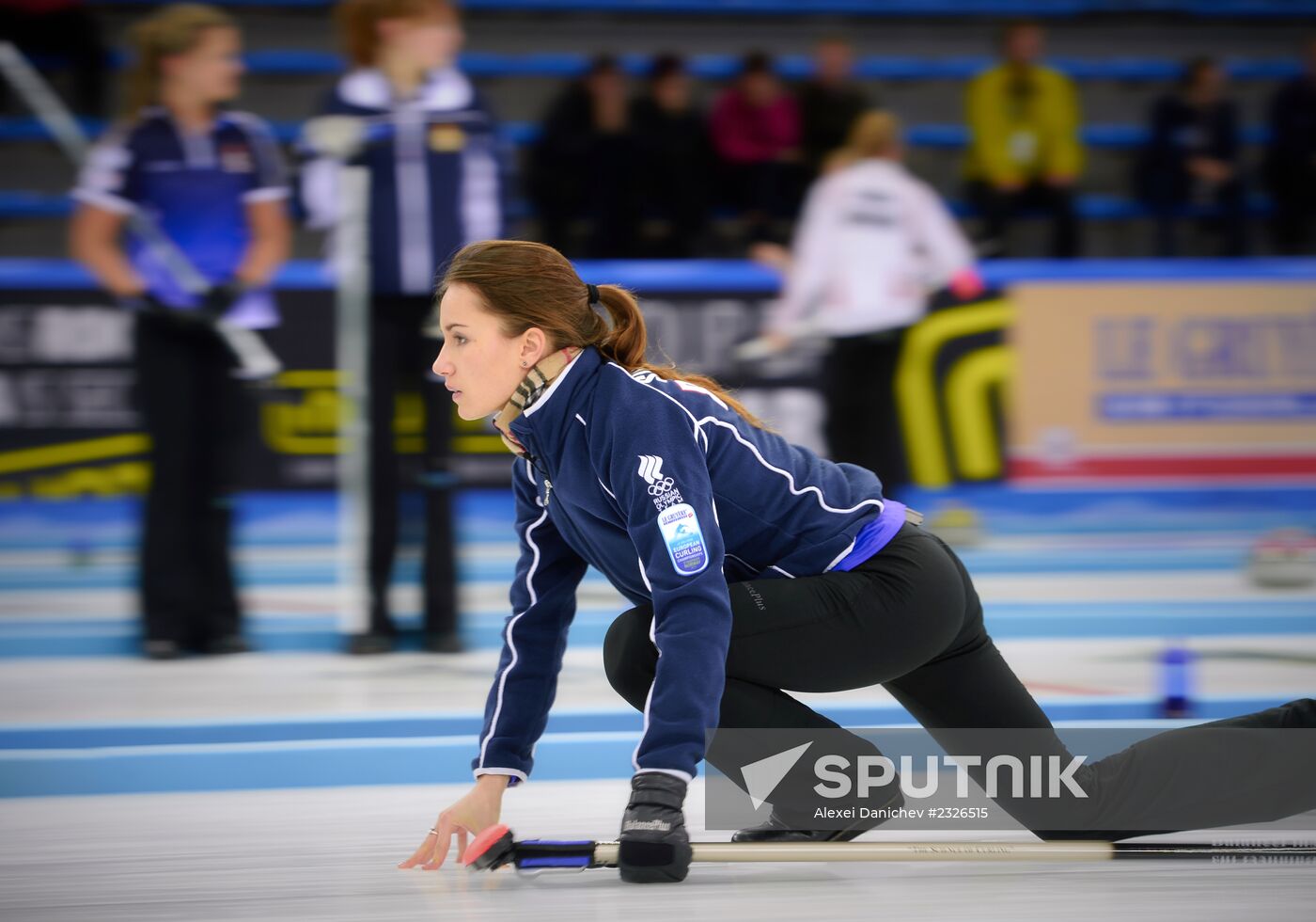 European Curling Championships. Day Three