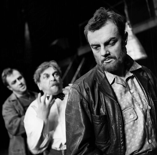 scene from play A Memory of Two Mondays
