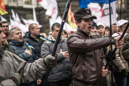 Riots in Ukraine after government refusal to join EU
