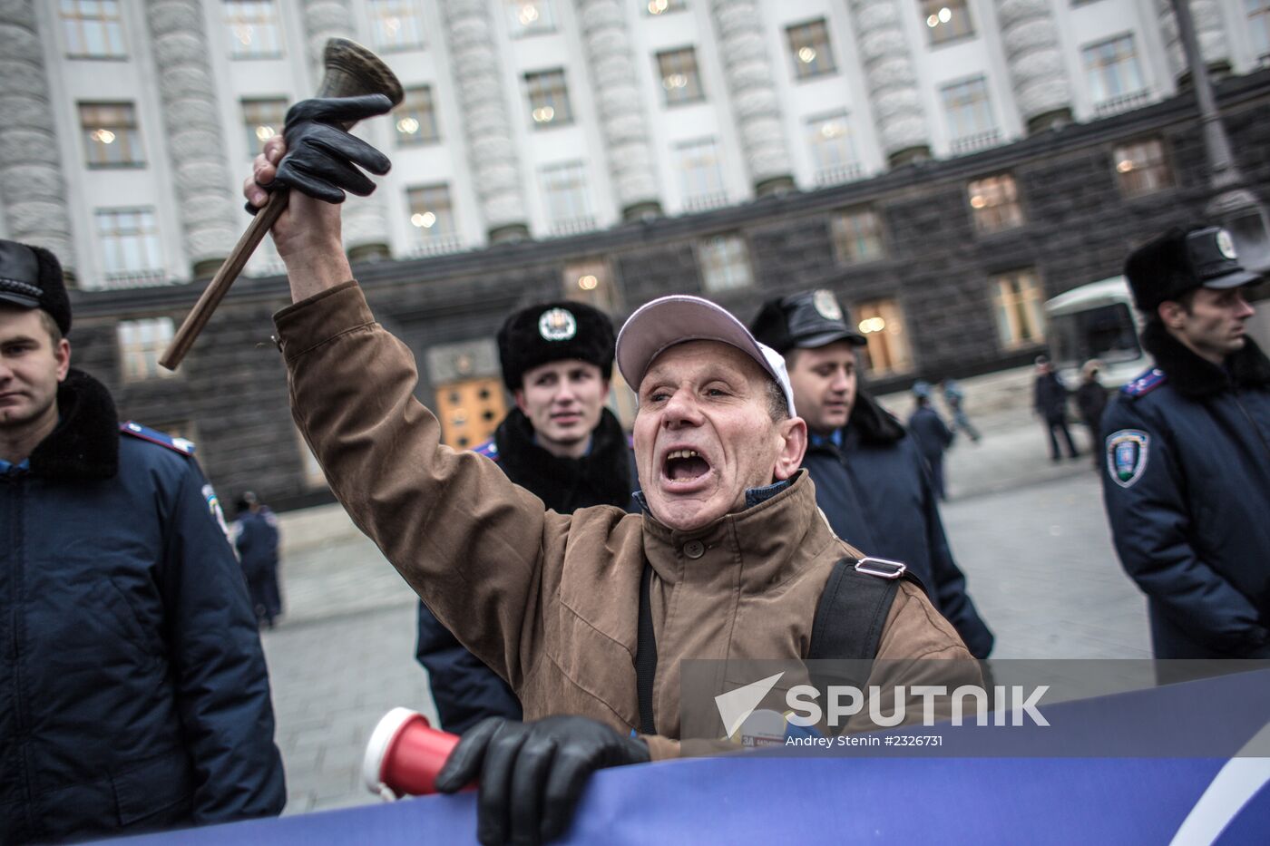 Riots in Ukraine after government refusal to join EU