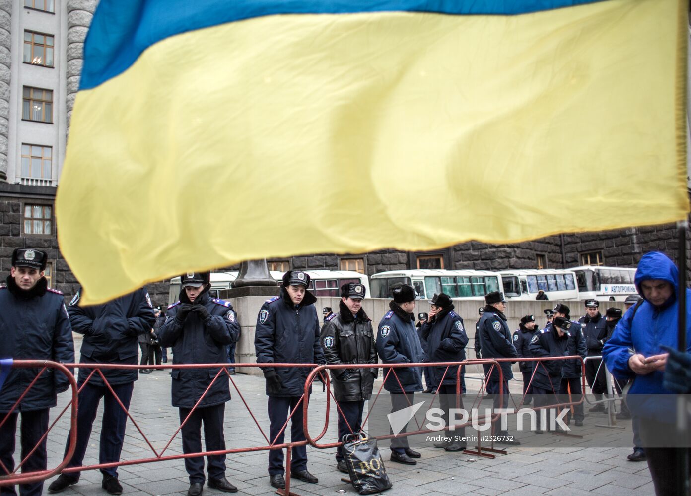Riots in Ukraine after government refusal to join EU