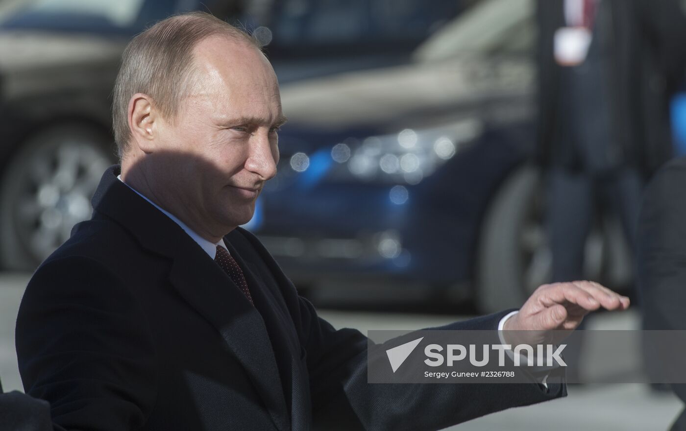 Vladimir Putin visits Italy