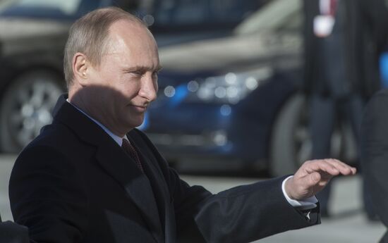 Vladimir Putin visits Italy