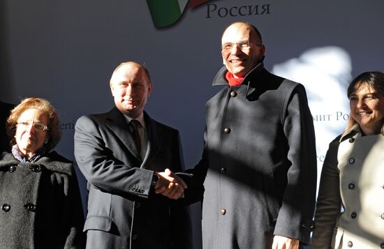 Vladimir Putin visits Italy