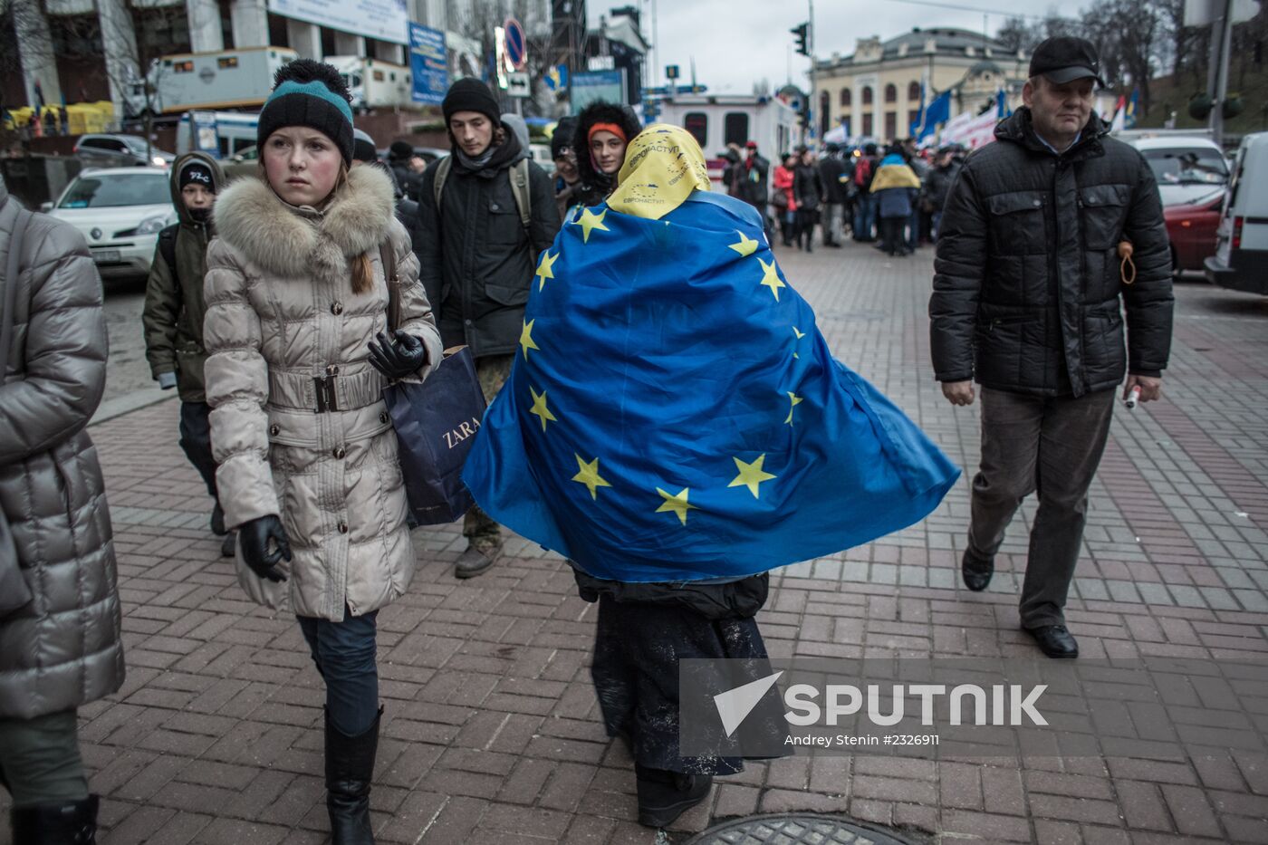 Riots in Ukraine after government refusal to join EU