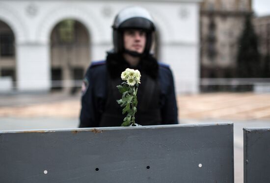 Riots in Ukraine after government refusal to join EU