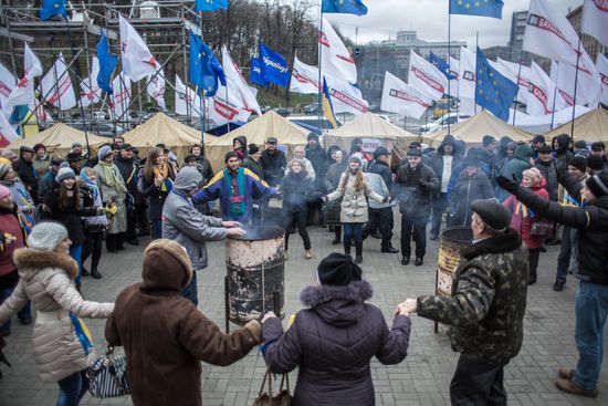 Riots in Ukraine after government refusal to join EU