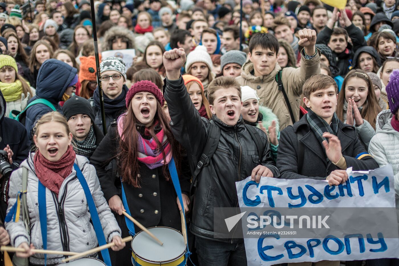 Riots in Ukraine after government refusal to join EU