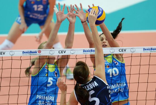 Volleyball Champions League. Dynamo-Kazan vs. Stiinta