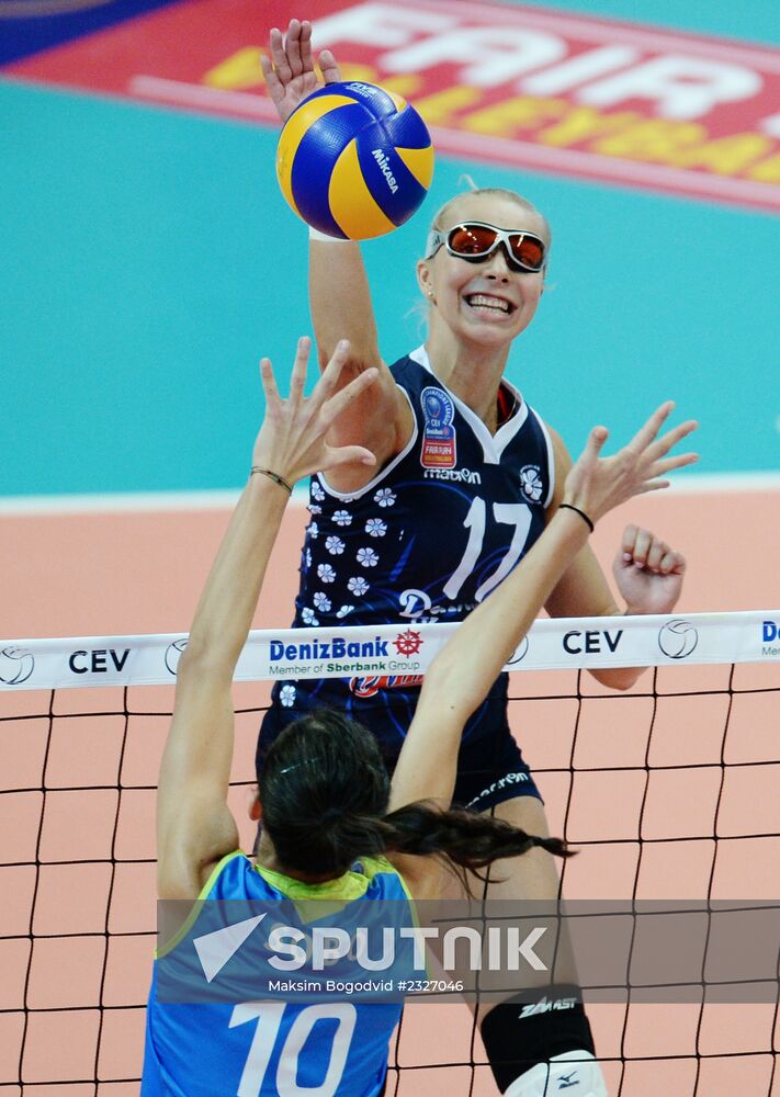 Volleyball Champions League. Dynamo-Kazan vs. Stiinta