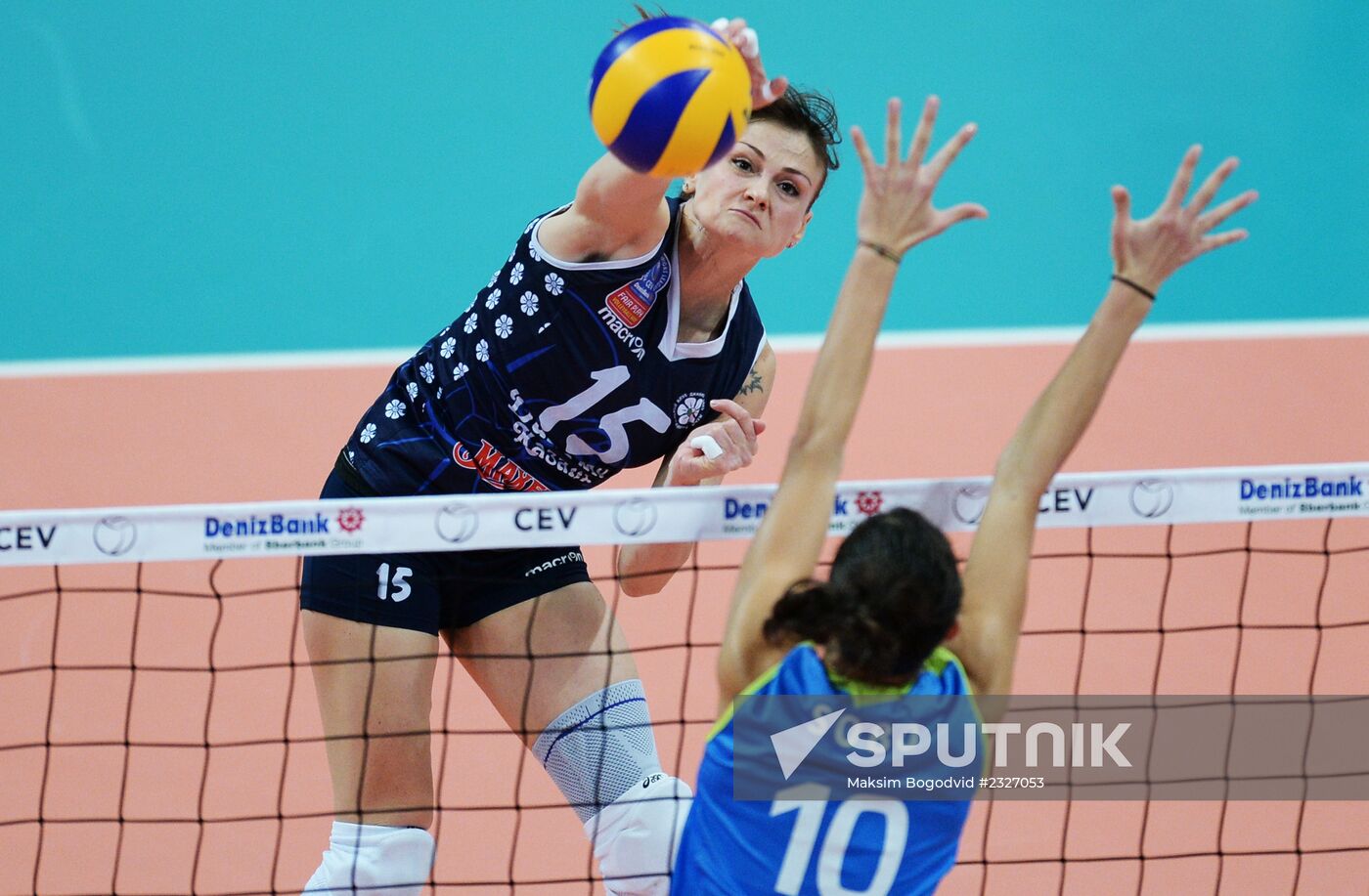 Volleyball Champions League. Dynamo-Kazan vs. Stiinta