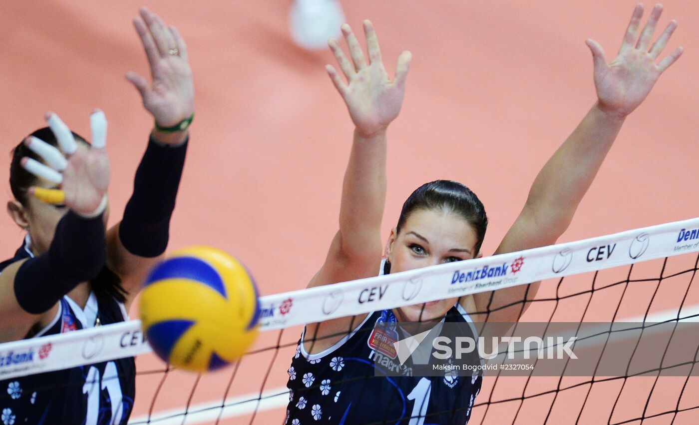 Volleyball Champions League. Dynamo-Kazan vs. Stiinta