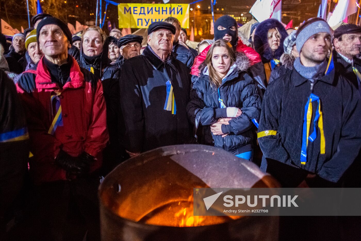 Riots in Ukraine after government refusal to join EU