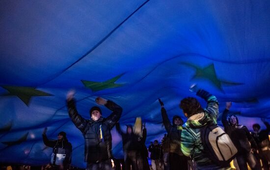 Riots in Ukraine after government refusal to join EU