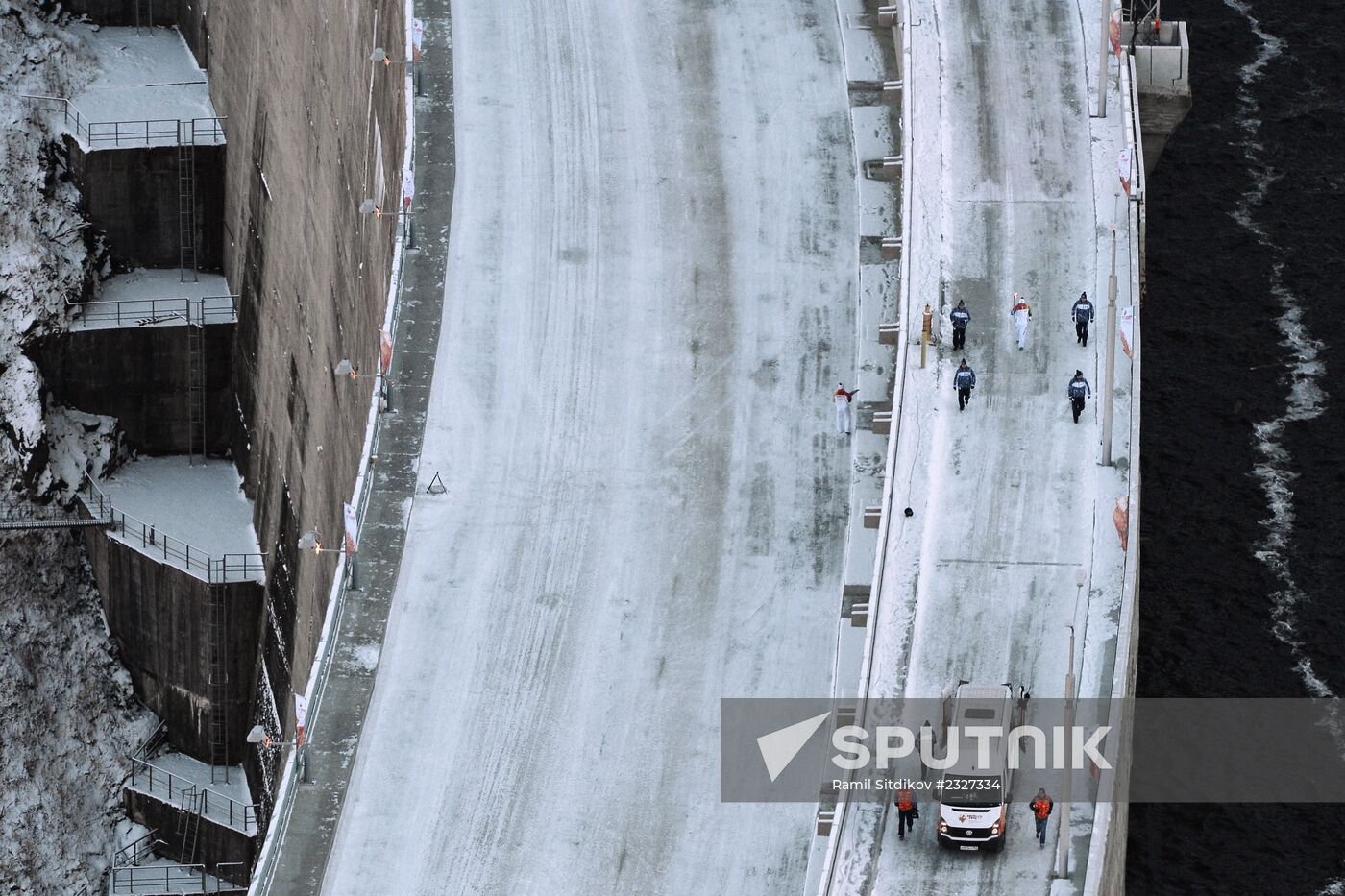 Olympic torch relay in Republic of Khakassia