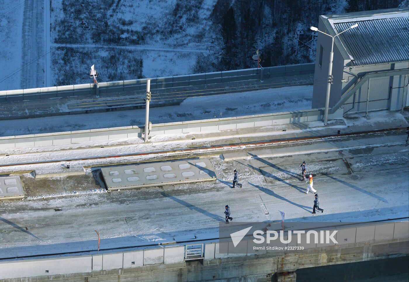 Olympic torch relay in Republic of Khakassia