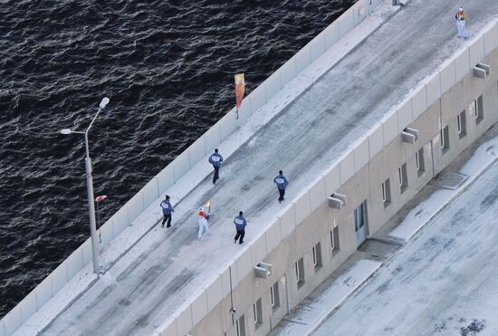 Olympic torch relay in Republic of Khakassia