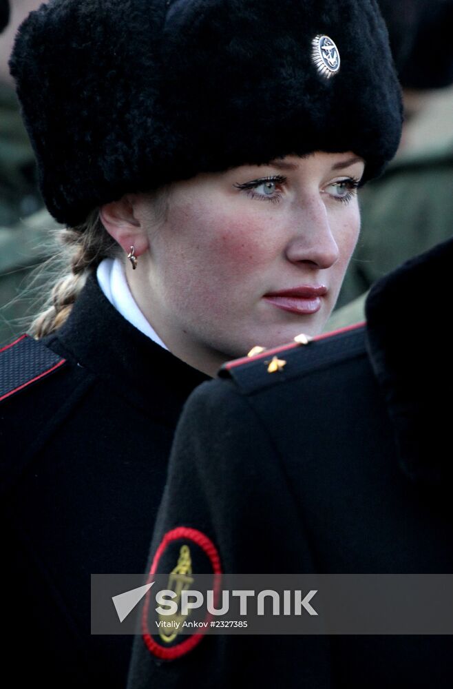 Celebrating Marine Corps Day at Russia's Pacific Fleet