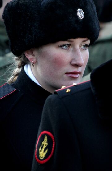 Celebrating Marine Corps Day at Russia's Pacific Fleet