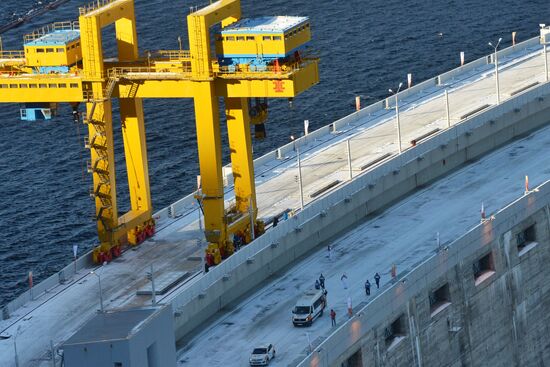 Olympic torch relay. Khakassia