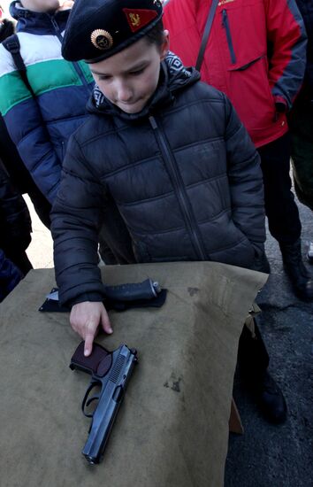 Celebration of Naval Infantry Day at Pacific Fleet