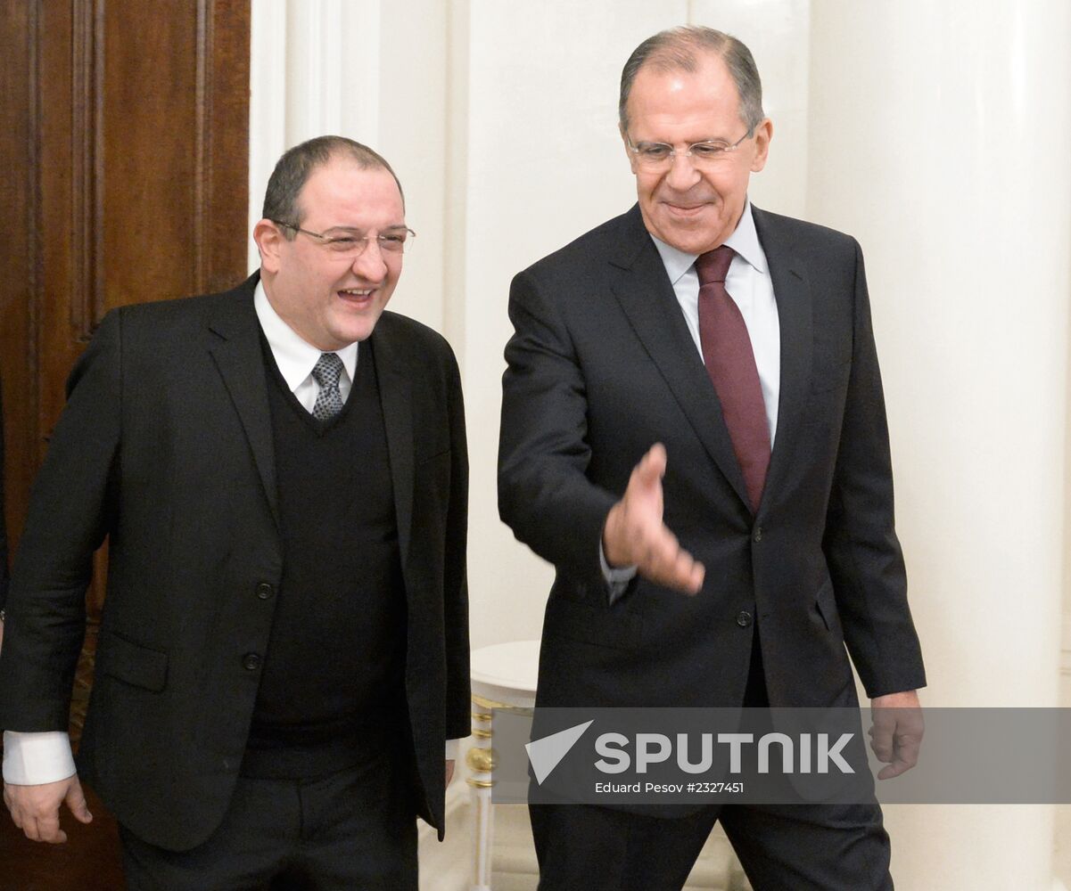 Sergey Lavrov and Fernando Carrera meet in Moscow