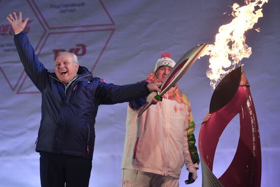 Olympic Torch Relay. Khakassia