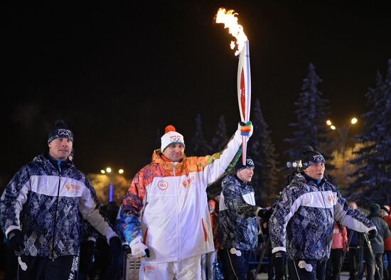 Olympic Torch Relay. Khakassia