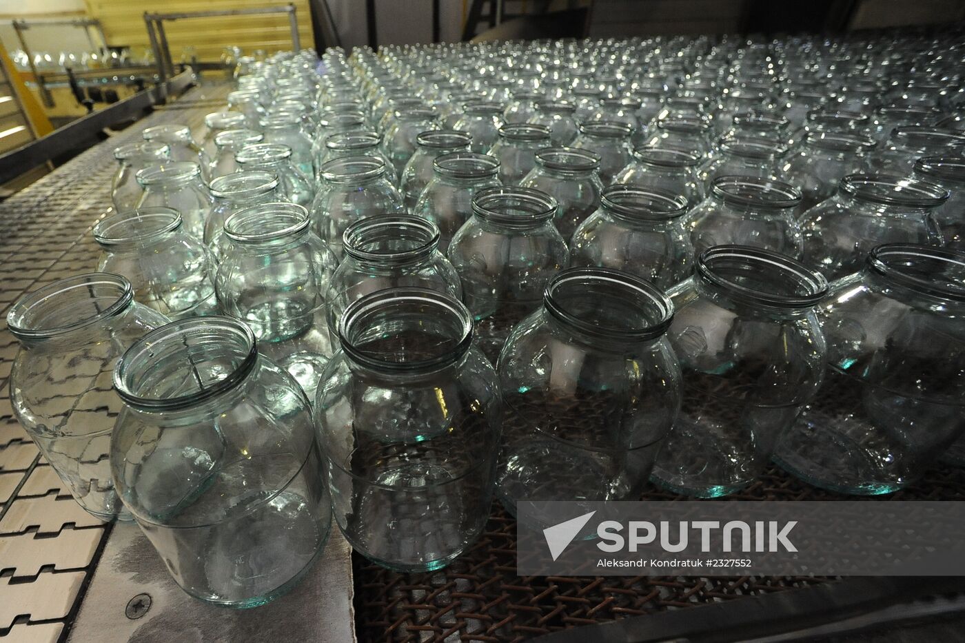 Glass casting factory in Chelyabinsk