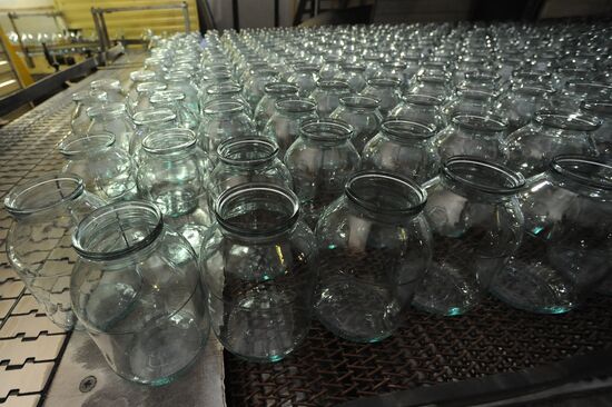 Glass casting factory in Chelyabinsk