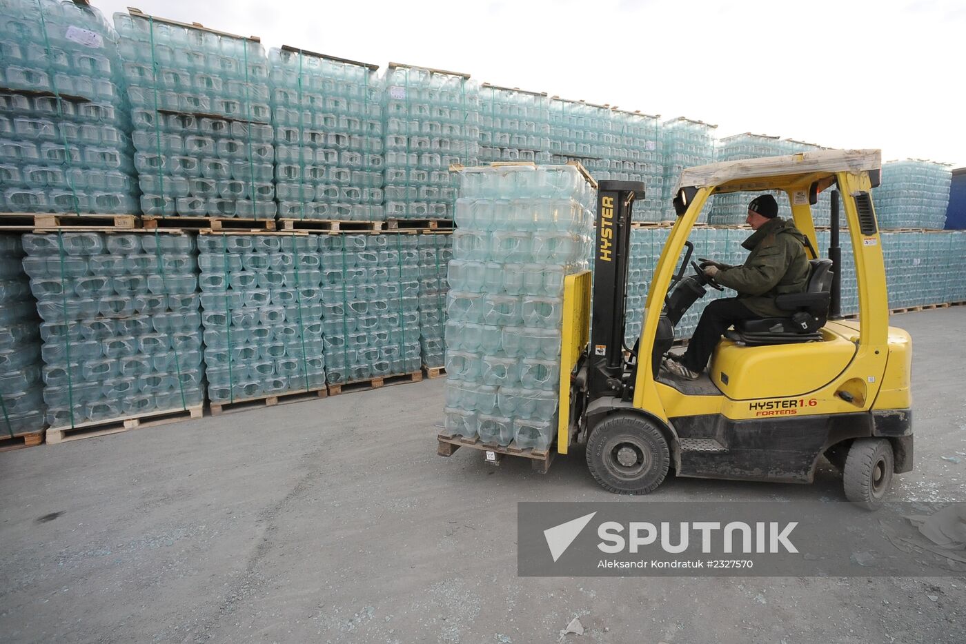 Glass casting factory in Chelyabinsk