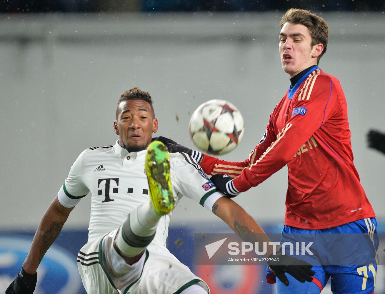 Football. UEFA Champions League. CSKA vs. Bayern