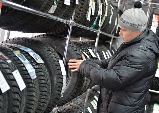 Tire shop operation in Omsk Region