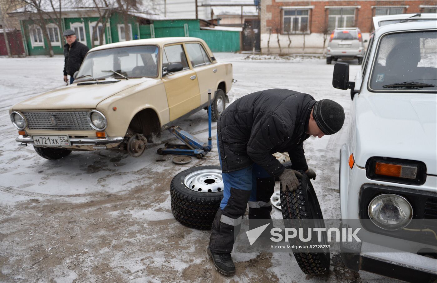 Tire shop operation in Omsk Region