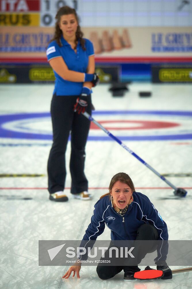 2013 European Curling Championships. Day Six