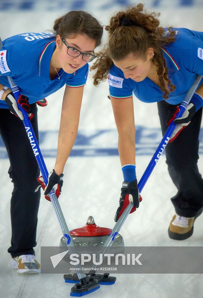 2013 European Curling Championships. Day Six