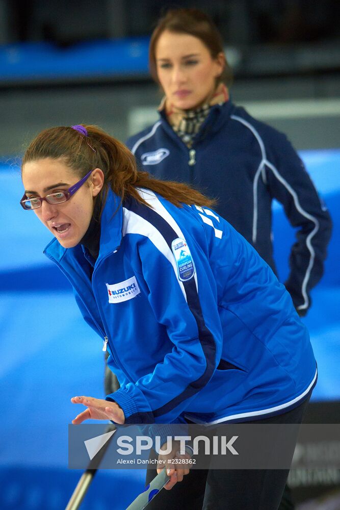 2013 European Curling Championships. Day Six